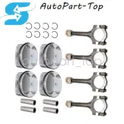 Pistons & Rings Connecting Rod Kit Fits Buick Chevrolet GMC Saturn 2.4L USA