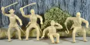 Marx Civil War Confederate Cavalry Caisson Riders