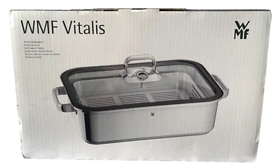 WMF Vitalis Steamer with Glass Lid & Silicone Seal 6.8Qt. Brand New