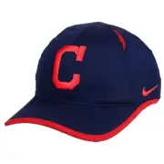 NEW! NIKE Adult Unisex Cleveland Indians MLB DRI-FIT Featherlight Cap/Hat, Navy