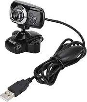 Web Camera,Computer Camera Camera USB Black High-Definition Rotatable Auto Focusing 16 Million Pixels Computer Supplies,PC Camera Laptop Webcamera for Ceremony,Weddings, Birthdays
