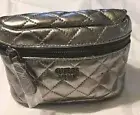 New W Tags GUESS Miriam Pewter Fanny Pack Quilted Crossbody $68 MM743680 Handbag