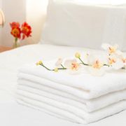 【花季】典雅風情-純白五星飯店級厚織大浴巾x3件組