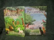 Set of 2 Brand New Autographed Books by ME Weldon In the Gardens In the Beginnig