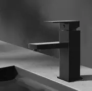 18cm Cefito Bathroom Taps Mixer Tap Basin Faucet Sink WELS Black