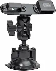 HYS Car Suction Cup - Dashboard and Windshield Walkie Talkie Belt Clip Mount for Car Holder Mount/Mic Holder for Anytone BaoFeng Icom Kenwood Yaesu Wouxon Amateur Radio HT &Speaker Microphone