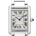 【CARTIER 卡地亞】TANK MUST 新經典鏈帶中型腕錶X33.7X25.5MM(WSTA0052)