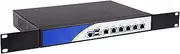 Firewall, OPNsense, VPN, Network Security Micro Appliance, Router PC, Intel Core I5 3320M, RS03, AES-NI/6 Intel Gigabit LAN/2USB/COM/VGA/Fan, (8G RAM/64G SSD)