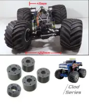 Wheel Spacer Set for Tamiya Clod Buster (adds 11mm offset width) Clodbuster