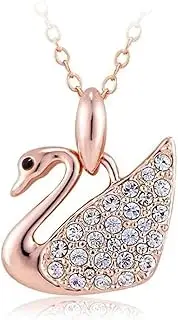 [Krystal Couture] Krystal Swan Necklace Embellished with Swarovski? Crystals