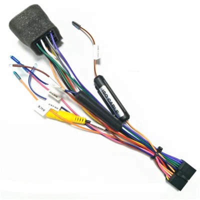Car Android ISO Wiring Harness Adaptor Cable For DVD Radio 20 Pin Plug & Play