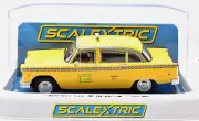 Scalextric 1977 New York NYC Yellow Cab Taxi DPR W/ Lights 1/32 Slot Car C4432