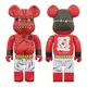 漫玩具 全新 BEARBRICK Be@rbrick 400% 赤鬼忍 Red Oni Shinobu Akaoni