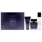 Bleu Noir by Narciso Rodriguez for Men - 3 Pc Gift Set 3.3oz EDP Spray, 1.6oz...