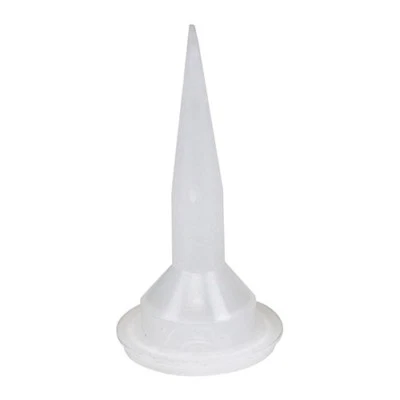 10 Piece Sausage Caulking Gun Nozzle Silicone Plastic Cone Tip Sachet NEW