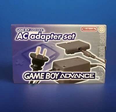 NEW GameBoy Advance AC Adapter Set Nintendo 2001 RARE BOXED Australian