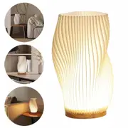 Modern LED Table Lamp Bedside 3D Art Night Light 3 Colors Dimmable Lamp Decor