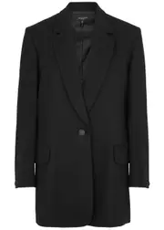 Rag & Bone Suzanne Oversized Twill Blazer - Black - 6 (UK10 / S) 6 (UK10 / S)