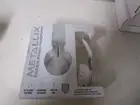 FOLDABLE WIRELESS HEADPHONES METALLIX GABBA GOODS BLUETOOTH COMPATIBLE WHITE