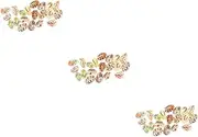 [TEHAUX] DIY Jewelry Dangler Beads for Bracelets Painted Color Jewelry Pendant Colorful Earrings for Women Flower Drop Earrings Shell Jewelry Eardrop Women Earring DIY Shell Earring