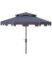 Safavieh Zimmerman 9Ft Double Top Market Umbrella