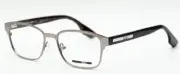 NEW McQ by Alexander McQueen Eyeglasses MQ0042O 001 52-17-145 Ruthenium Havana