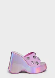 Only Girl Platform Wedges - Pink