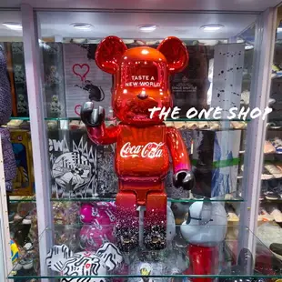 TheOneShop BE@RBRICK Coca Cola 可樂 可口可樂 電鍍可樂 星空可樂 電鍍 庫柏力克熊 1000%