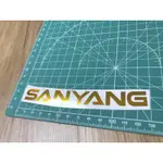 🌟 上蓋 貼紙 SYM SANYANG  電鍍金 三陽 迪爵 飛馳 翔鷹DIO 貼紙 車貼  迪奧 SUPER BAJA