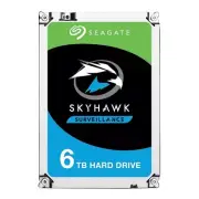 O-Seagate 6TB SkyHawk Surveillance +Rescue Model 3.5" HDD SATA 6Gb/s, 5400 RPM