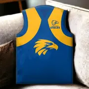 West Coast Eagles Guernsey Shaped Cushion