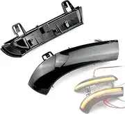 2pcs Dynamic Blinker, LED Turn Signal Mirror Indicator Light Car Turn Signal Light, Compatible with VW Golf 5 / Je-TTA MK5 / Pa-ssat B5.5(Yellow)