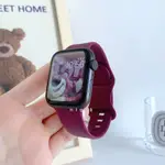 潮流運動矽膠錶帶 適用 APPLE WATCH 蘋果錶帶 IWATCH SE 1-9代通用ULTRA 防水液態矽膠蝴蝶釦