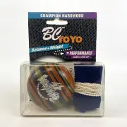 Vintage BC Campion Hard Wood Multicolor Yoyo Apollo Professional New In Package!