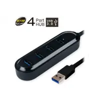 在飛比找Yahoo!奇摩拍賣優惠-【全新附發票】伽利略 USB3.0 4埠 HUB 黑色 (R