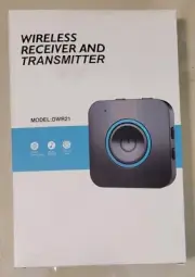 Bluetooth 5.0 Transmitter and Receiver 2-in-1 Adapter DWR21 - New in Box