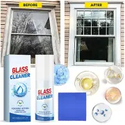 Glass Cleaner Glass Cleaner Spray Foaming Glass Cleaner With Window Squeegee