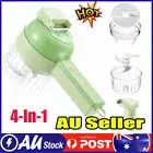 4in1 Handheld Electric Vegetable Cutter Set Wireless Mini Chopper Food Processor