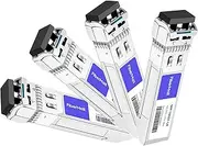 SFP+ 10G LR Optical Transceiver Module Compatible with HPE ProCurve J9151A HPE Aruba J9151D J9151E J9151ECM 10GBASE-LR SFP+ 1310nm 10km DDM Duplex LC SMF 4 Pack