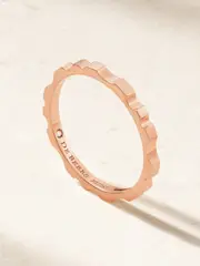 [De Beers] De Beers - Rvl 18-karat Rose Gold Diamond Ring - 52 52 Gold