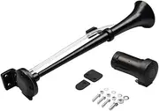 ZHSYMX 12V 150db Air Horn, 17 Inches Single Trumpet Truck Air Horn for Any 12V Trucks Cars Boat SUV Train (Black)