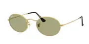 Ray-Ban RB3547 Oval 001/4E Men's Sunglasses Gold Size 51