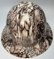 New Full Brim Hard Hat Custom Hydro Dipped BALLERS ONLY