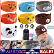 Bluetooth 5.0 Kids Headband Headphones Fleece Children Toddlers Compatible