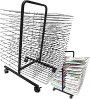 Art Drying Rack,Metal Art Work Storage Display Rack,(38-Layer Shelf) Classroom Drying Rack,Space Saving Rack for Suitable for Drying Oil Paintings Art School and at Home
