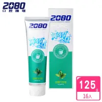 在飛比找momo購物網優惠-【韓國2080】純小蘇打牙膏-薄荷味(120gX16入)