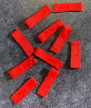 Red Pull Tabs for TrekPak Dividers, Pelican cases, and more - 10 Pack