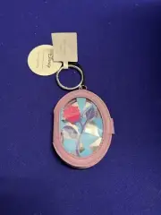 Vera Bradley Disney Beauty and the Beast Belle Bag Charm with Mirror NEW