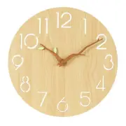 Nbdeal Wall Clock Radio Controlled Clock Silent Analog Diameter 30cm