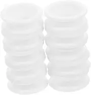 Silicone Scissors Finger Protectors 10pcs Scissor Finger Rings for Grooming Non-slip Comfortable for Hand